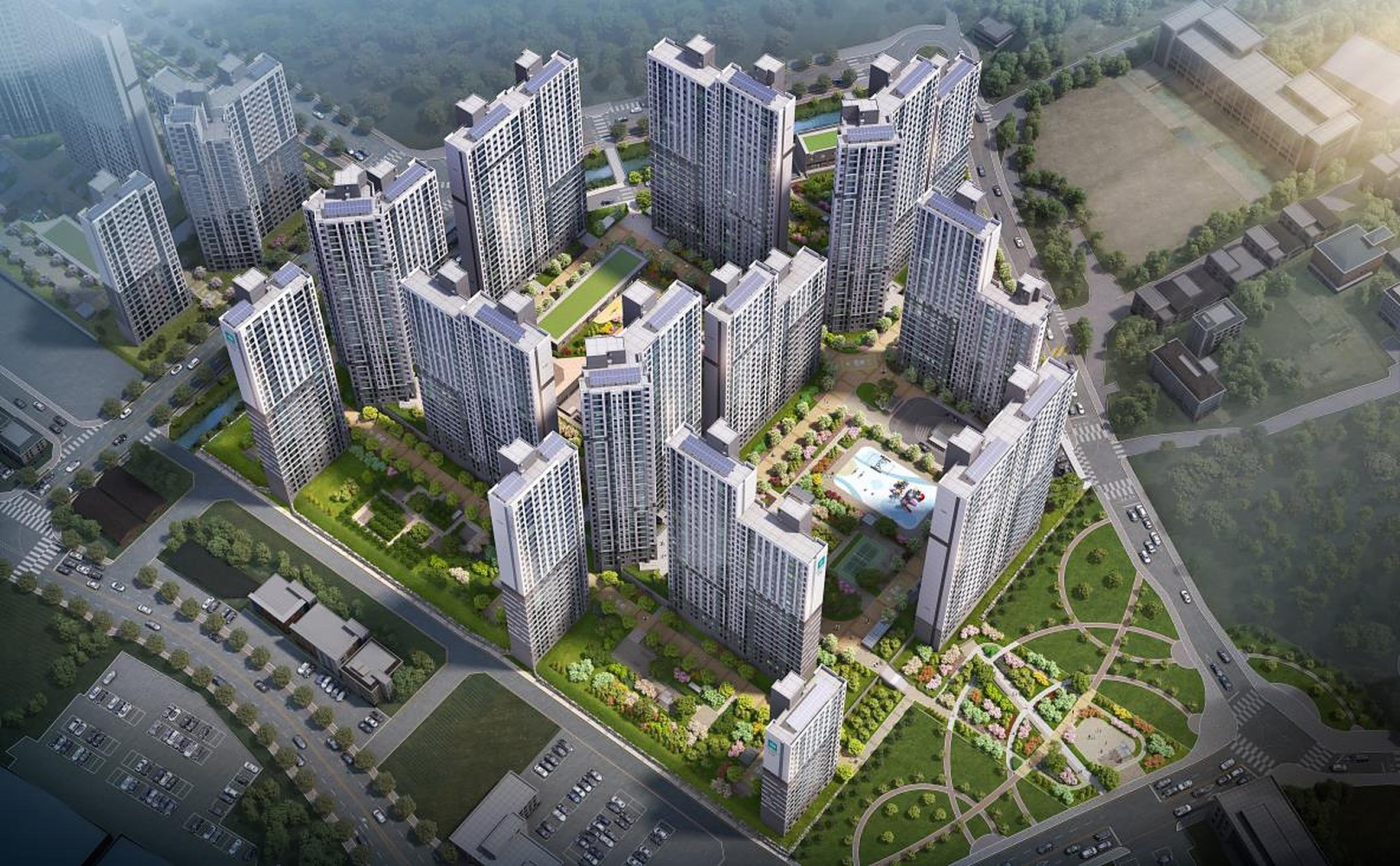 오남역 서희스타힐스 여의재 1단지 조감도